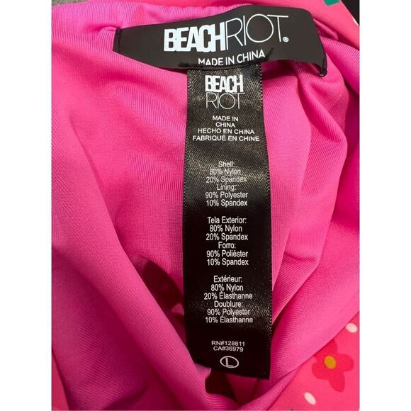 Beach Riot Women's Multicolor Floral Akira One Piece Swimsuit Large NWOT - Picture 7 of 7